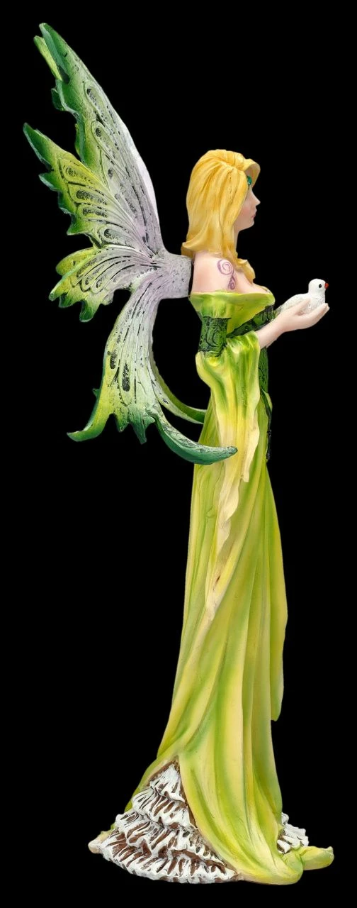 Elfenfigur - Friedensfee Mira Mit Taube 8 Elfenfigur - Friedensfee Mira Mit Taube – Bild 6