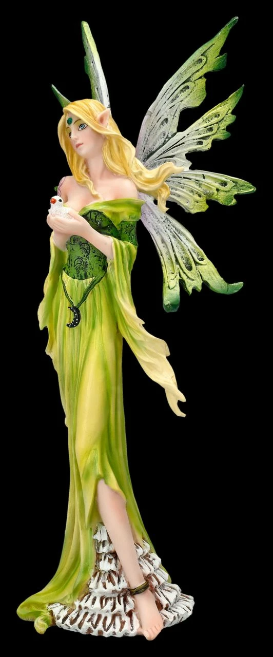 Elfenfigur - Friedensfee Mira Mit Taube 5 Elfenfigur - Friedensfee Mira Mit Taube – Bild 3