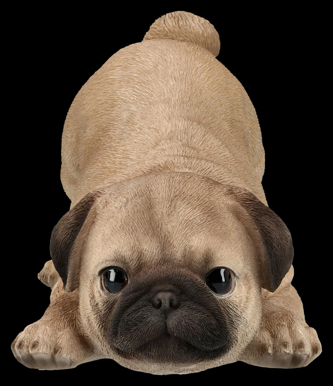 Hundefigur - Mops Welpe Will Spielen 4 Hundefigur - Mops Welpe Will Spielen – Bild 2