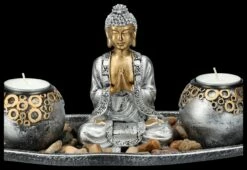 Buddha Figur - 2er Teelichthalter Deko Set 17 Buddha Figur - 2er Teelichthalter Deko Set -FIGUREN Verkäufe 2D FS26336 Buddha Figur 2er Teelichthalter Set 4 1280x1280