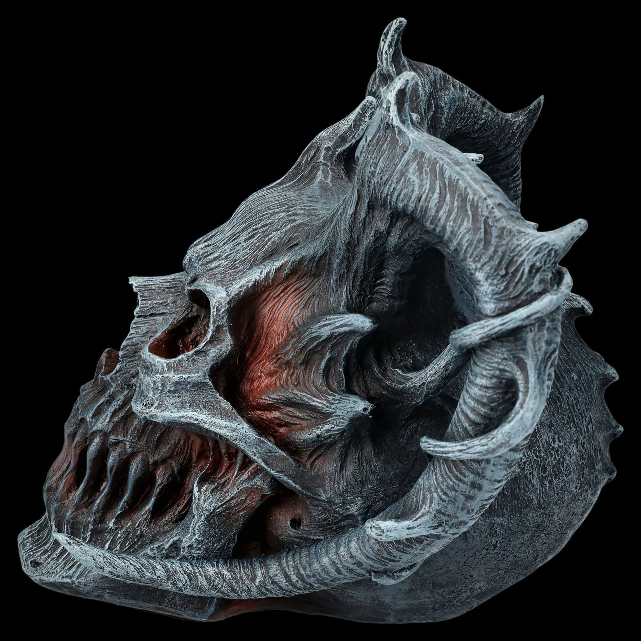 Spiral Totenkopf Figur Mit Hörnern - Death Embers 5 Spiral Totenkopf Figur Mit Hörnern - Death Embers – Bild 3