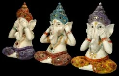 Ganesha Figuren Handbemalt 3er Set - Nichts Böses 11 Ganesha Figuren Handbemalt 3er Set - Nichts Böses -FIGUREN Verkäufe 2D FS26385 Ganesha Figur handbemakt 3er Set Nichts B ses 3 1280x1280