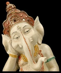 Ganesha Figur Handbemalt - Dösend 15 Ganesha Figur Handbemalt - Dösend -FIGUREN Verkäufe 2D FS26386 Ganesha Figuren handbemalt Schlafend 2 1280x1280