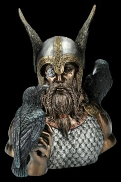 Odin Figur - Büste Klein Mit Raben 10 Odin Figur - Büste Klein Mit Raben -FIGUREN Verkäufe 2D FS26396 Odin Figur B ste klein mit Raben 1 1280x1280