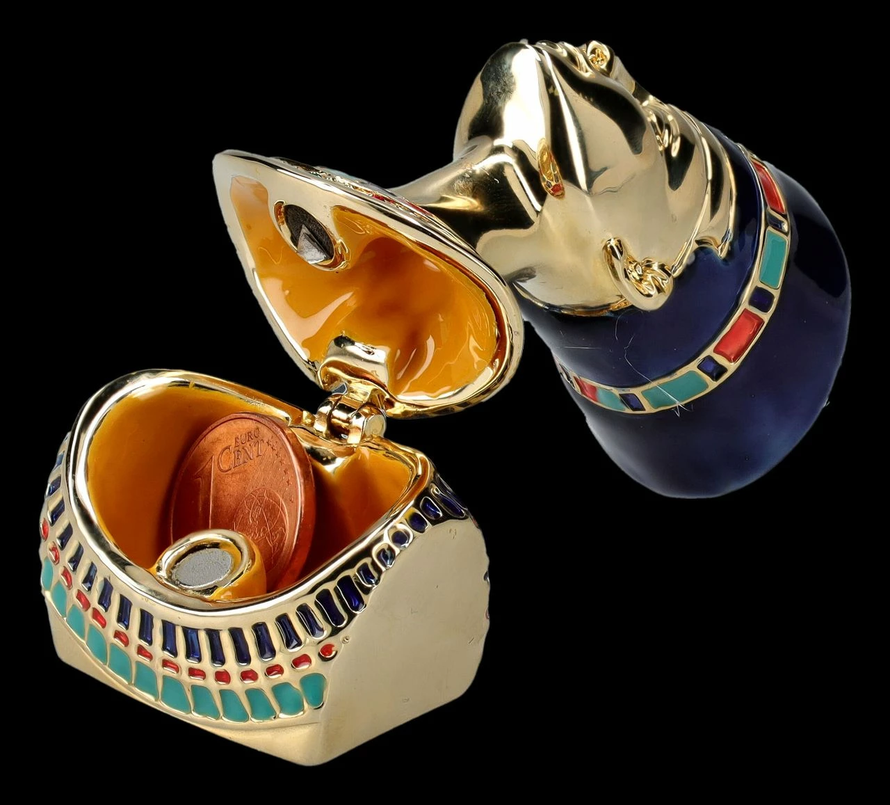 Nofretete Büste Als Verzierte Schmuckdose 4 Nofretete Büste Als Verzierte Schmuckdose – Bild 2