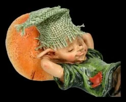 Pixie Kobold Figur - Schlafend Mit Pilz-Kissen -FIGUREN Verkäufe 2D FS26435 Pixie Kobold Figur Schlafend mit Pilz Kissen 2 1280x1280