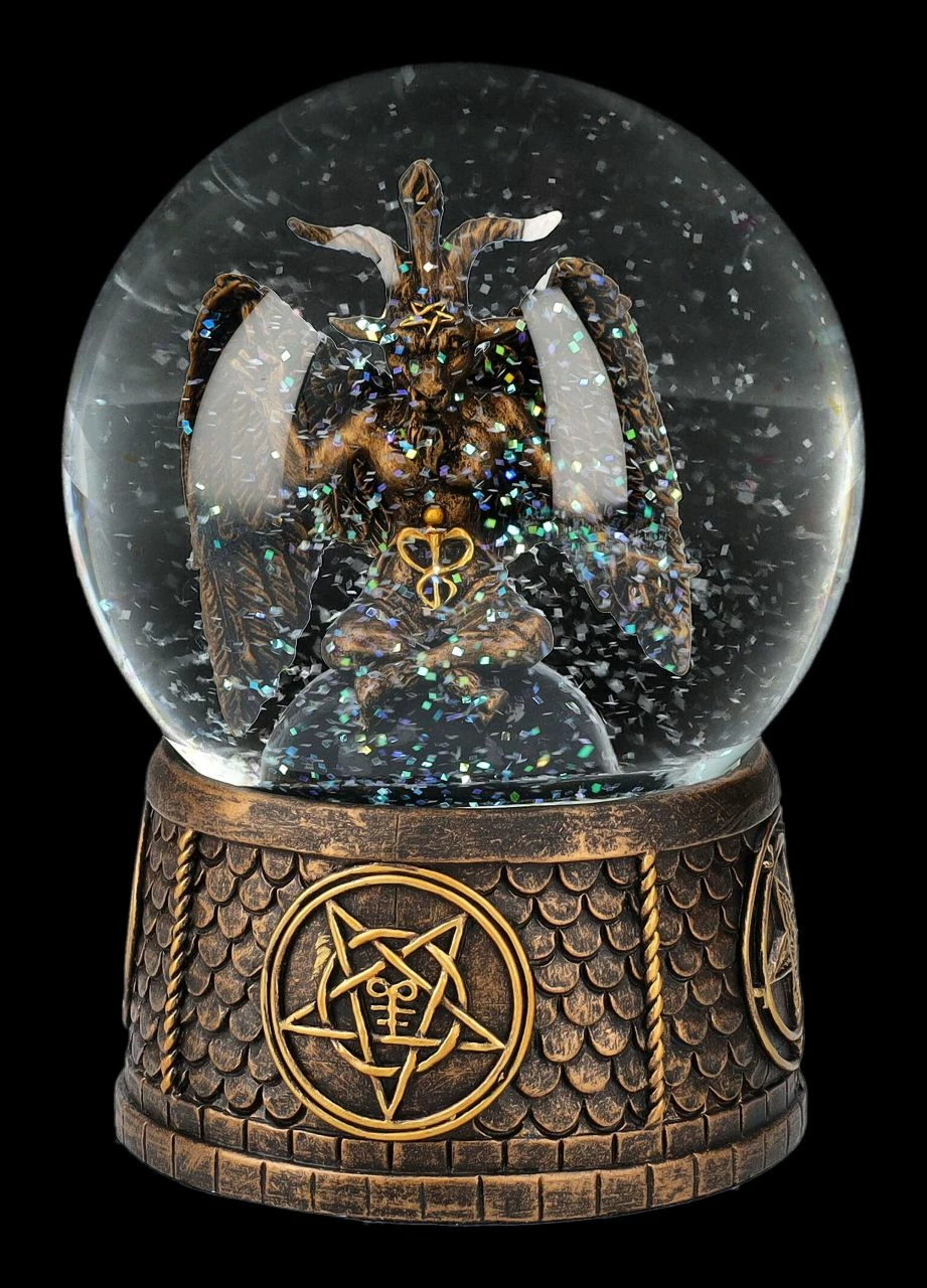 Schneekugel Mit Baphomet 4 Schneekugel Mit Baphomet – Bild 2
