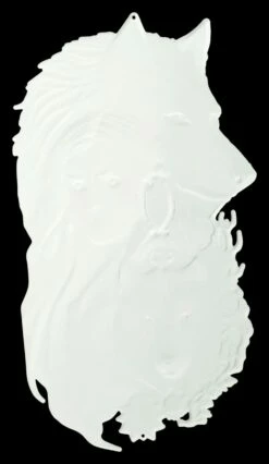 Blechschild - Düstere Schönheit Mit Wölfen -FIGUREN Verkäufe 2D FS26558 Blechschild D stere Sch nheit mit W lfen 4 1280x1280