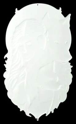 Blechschild - Düstere Kriegerin Mit Wölfen 9 Blechschild - Düstere Kriegerin Mit Wölfen -FIGUREN Verkäufe 2D FS26559 Blechschild Dunkle Kriegerin mit W lfen 4 1280x1280