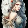 Blechschild - Wolfs Prinzessin 1 Blechschild - Wolfs Prinzessin -FIGUREN Verkäufe 2D FS26562 Blechschild Wolfs Prinzessin 1 1280x1280