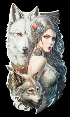 Blechschild - Wolfs Prinzessin -FIGUREN Verkäufe 2D FS26562 Blechschild Wolfs Prinzessin 2 1280x1280