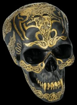 Totenkopf Schwarz - Keltische Verzierungen -FIGUREN Verkäufe 2D FS26603 Totenkopf schwarz Keltische Verzierungen 33dI6feR1lfucL 1280x1280