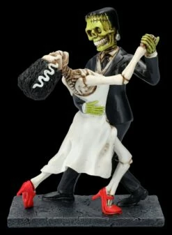 Skelett Figur - Frankensteins Monster & Braut Tanzend