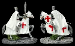 Ritter Figuren Set - Zwei Kreuzritter Auf Pferd Weiß -FIGUREN Verkäufe 2D FS26618 Ritter Figuren Set Zwei Kreuzritter auf Pferd weiss 5 1280x1280
