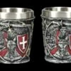 Schnapsbecher 6er Set - Kreuzritter Rot -FIGUREN Verkäufe 2D FS26621 Schnapsbecher 6er Set Kreuzritter rot 2 1280x1280