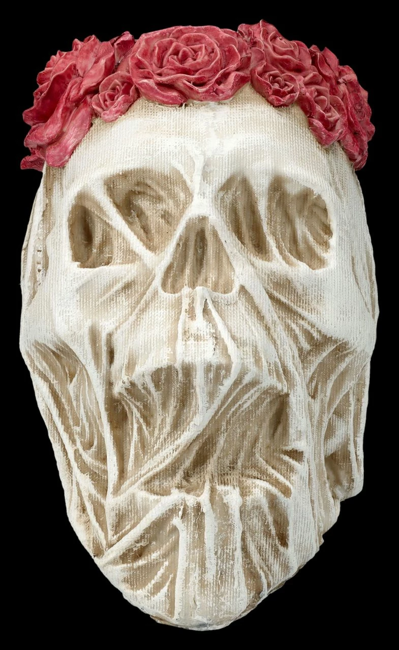 Totenkopf Mit Schleier Und Rosen - The Veil 4 Totenkopf Mit Schleier Und Rosen - The Veil – Bild 2