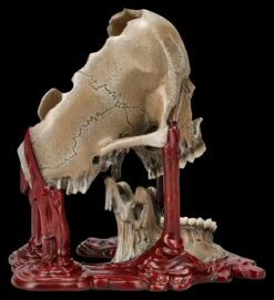 NEMESIS NOW Schmelzender Totenkopf Mit Blut - Meltdown -FIGUREN Verkäufe 2D FS26699 Schmalzender Totenkopf mit Blut Meltdown 4 1280x1280
