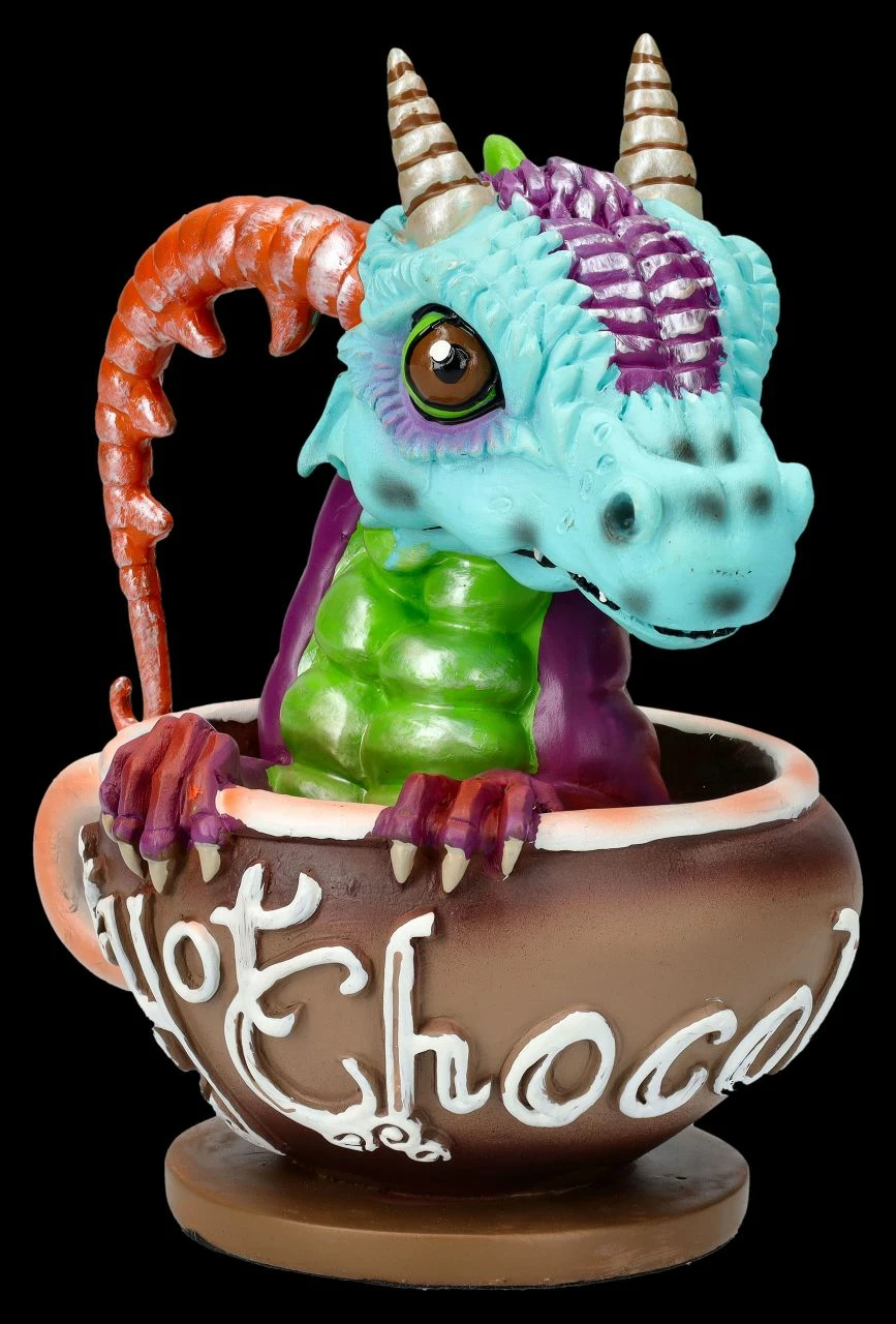 Drachenfigur In Tasse - Heiße Schokolade Mit Rupert 9 Drachenfigur In Tasse - Heiße Schokolade Mit Rupert – Bild 7