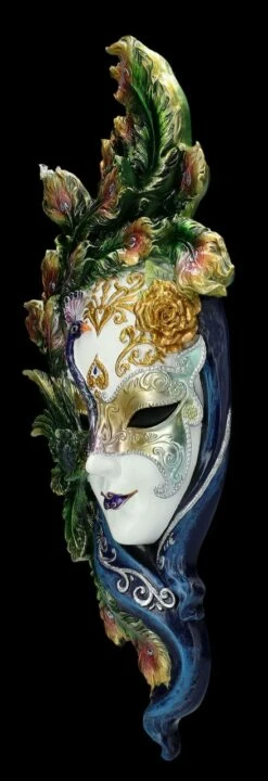 Venezianische Maske - Peacock Garden Weiß -FIGUREN Verkäufe 2D FS26721 Venezianische Maske Peacock Garden weiss 4 1280x1280