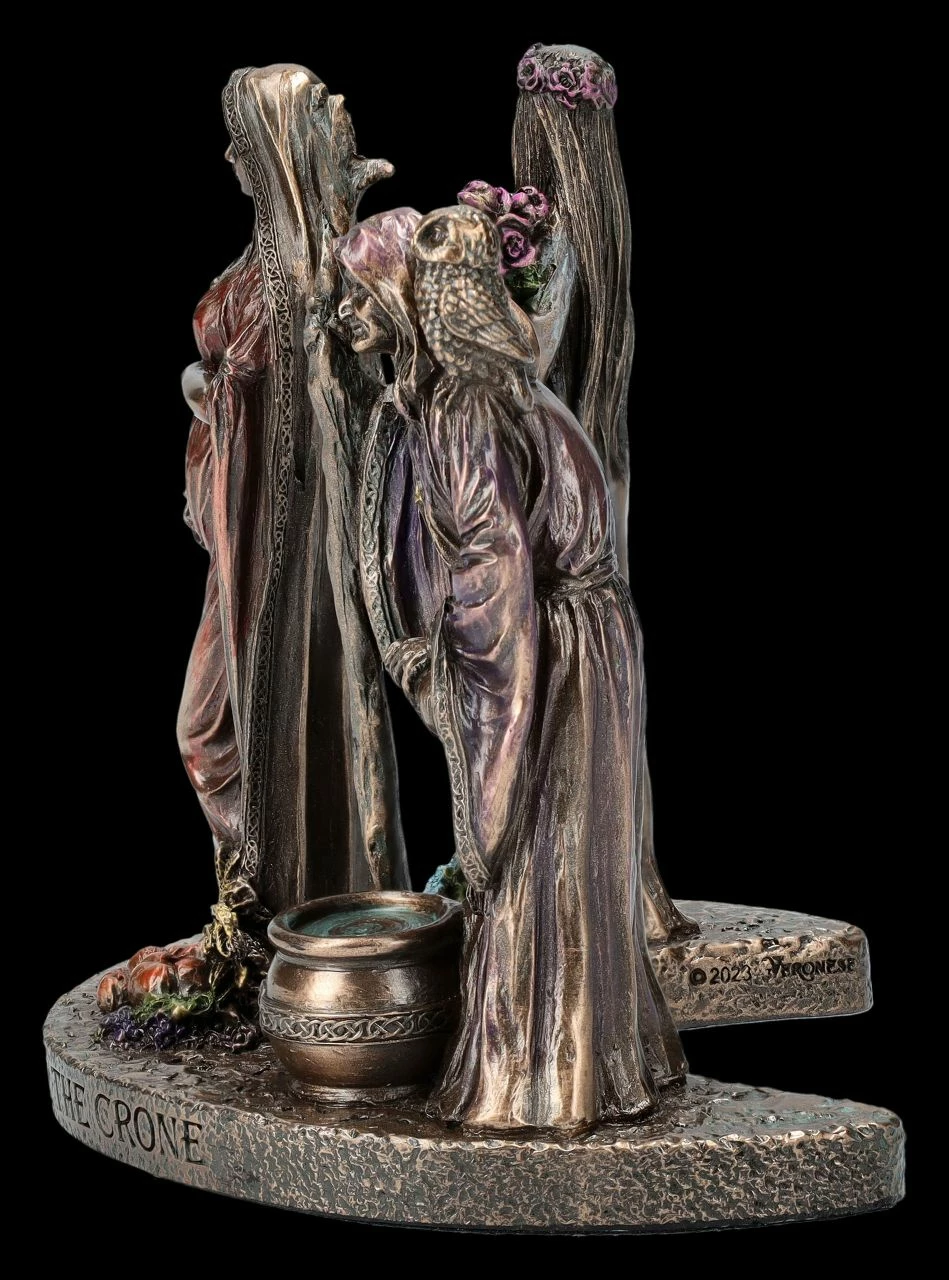 Dreifaltige Göttin Figuren Auf Halbmond 5 Dreifaltige Göttin Figuren Auf Halbmond – Bild 3