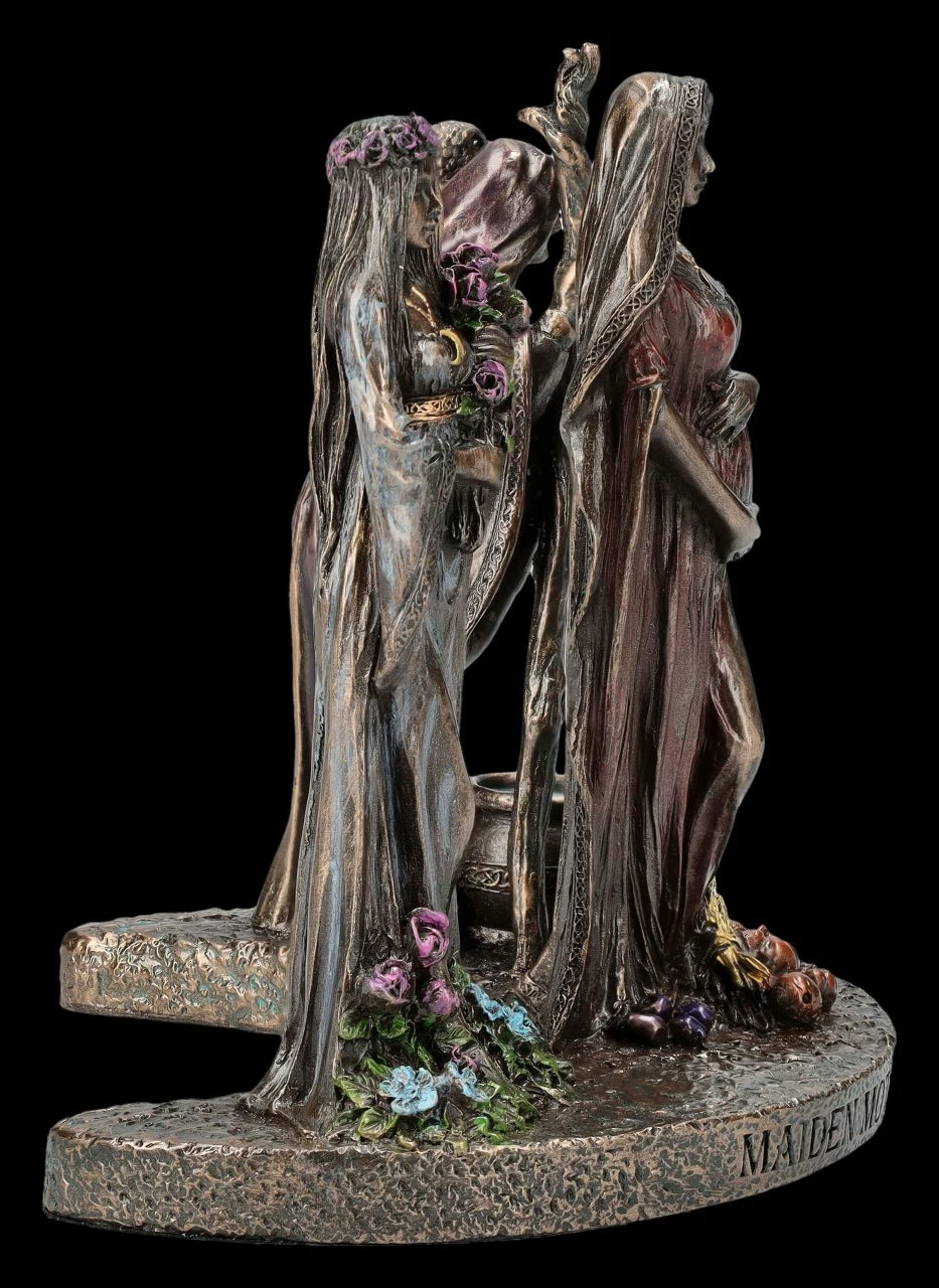 Dreifaltige Göttin Figuren Auf Halbmond 7 Dreifaltige Göttin Figuren Auf Halbmond – Bild 5