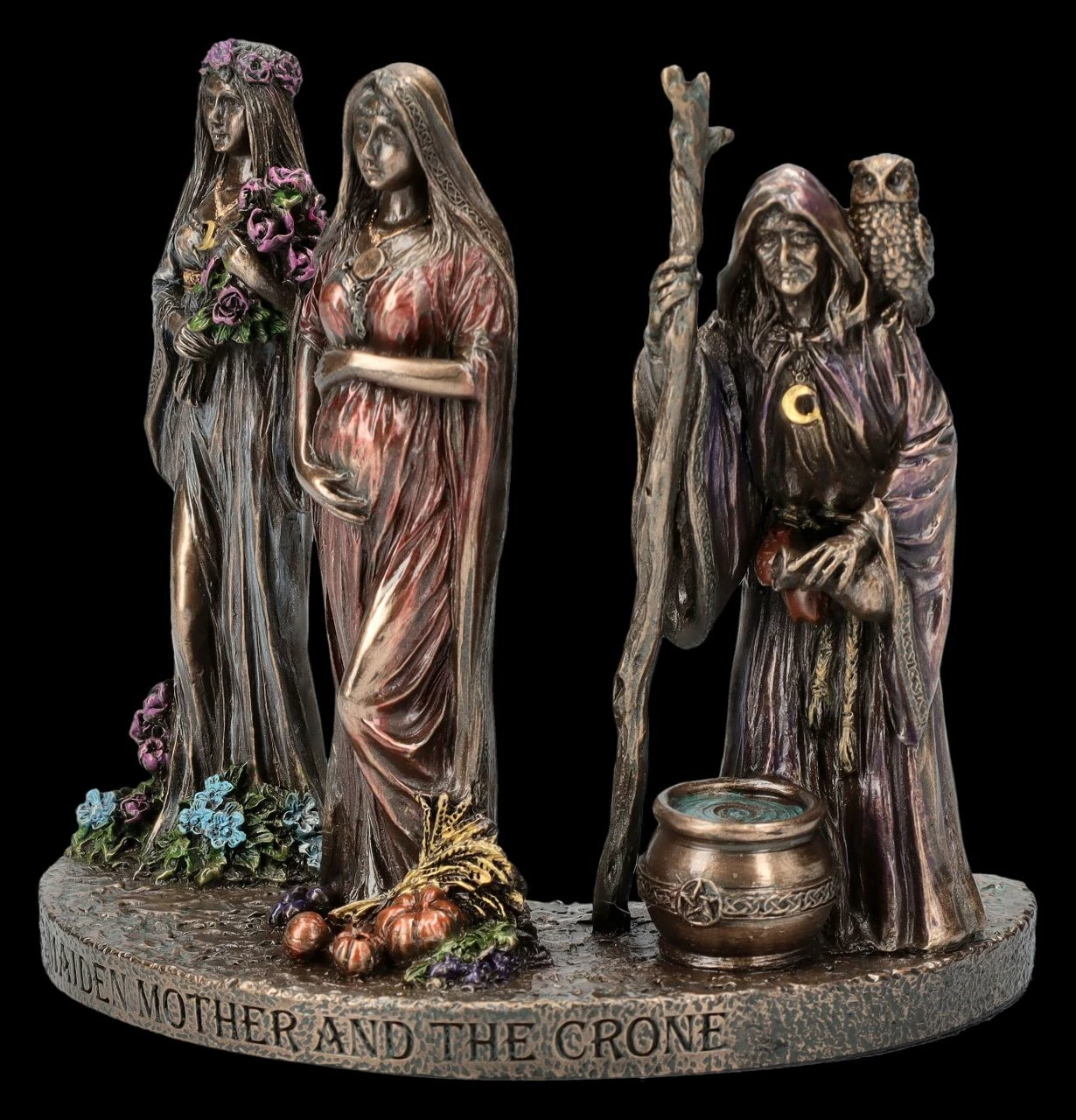 Dreifaltige Göttin Figuren Auf Halbmond 8 Dreifaltige Göttin Figuren Auf Halbmond – Bild 6