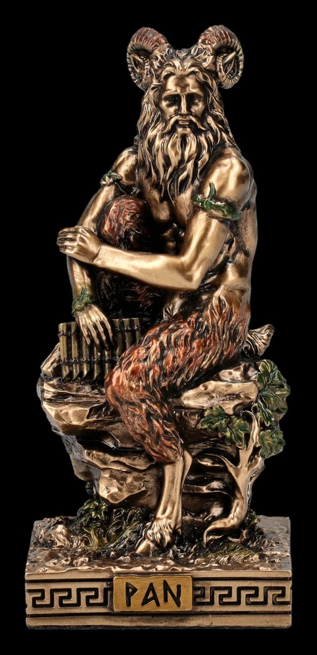 Pan Figur Klein - Gott Mit Panflöte 3 Pan Figur Klein - Gott Mit Panflöte