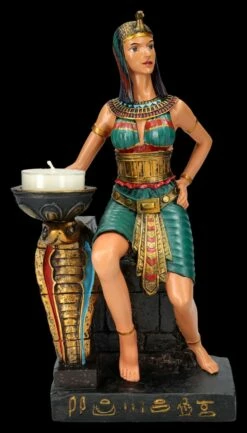 Teelichthalter - Ägyptische Priesterin Mit Kobra -FIGUREN Verkäufe 2D FS26745 Teelichhalter Agyptische Priesterin mit Kobra 1 1280x1280