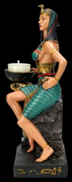 Teelichthalter - Ägyptische Priesterin Mit Kobra -FIGUREN Verkäufe 2D FS26745 Teelichhalter Agyptische Priesterin mit Kobra 2 1280x1280