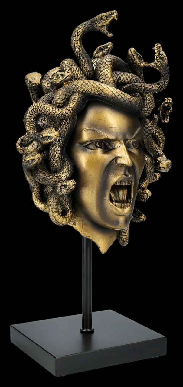 Kopf Der Medusa Auf Ständer 5 Kopf Der Medusa Auf Ständer – Bild 3
