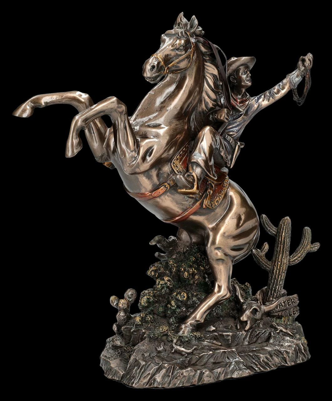 Cowboy Figur Mit Lasso Auf Pferd 4 Cowboy Figur Mit Lasso Auf Pferd – Bild 2