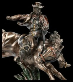Cowboy Figur Auf Durchgehendem Pferd -FIGUREN Verkäufe 2D FS26776 Cowoy Figur auf Pferd geht durch 8 1280x1280