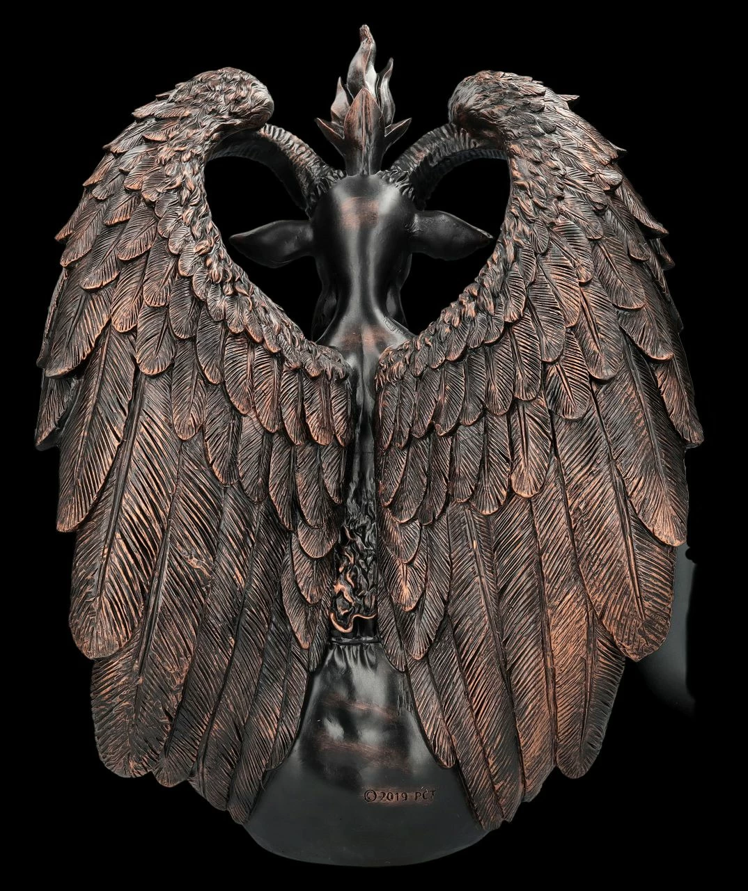 Baphomet Figur XXL - Kupferfarben 6 Baphomet Figur XXL - Kupferfarben – Bild 4