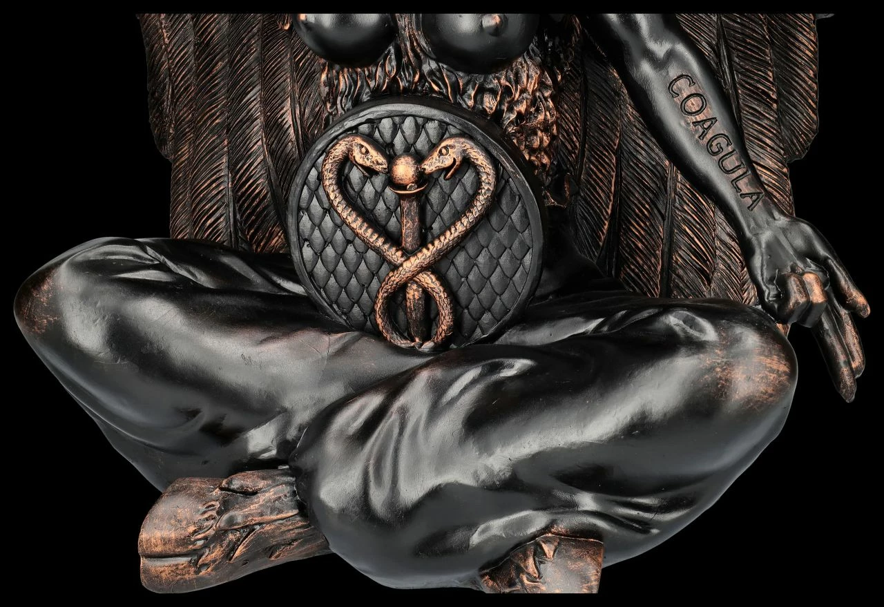 Baphomet Figur XXL - Kupferfarben 10 Baphomet Figur XXL - Kupferfarben – Bild 8