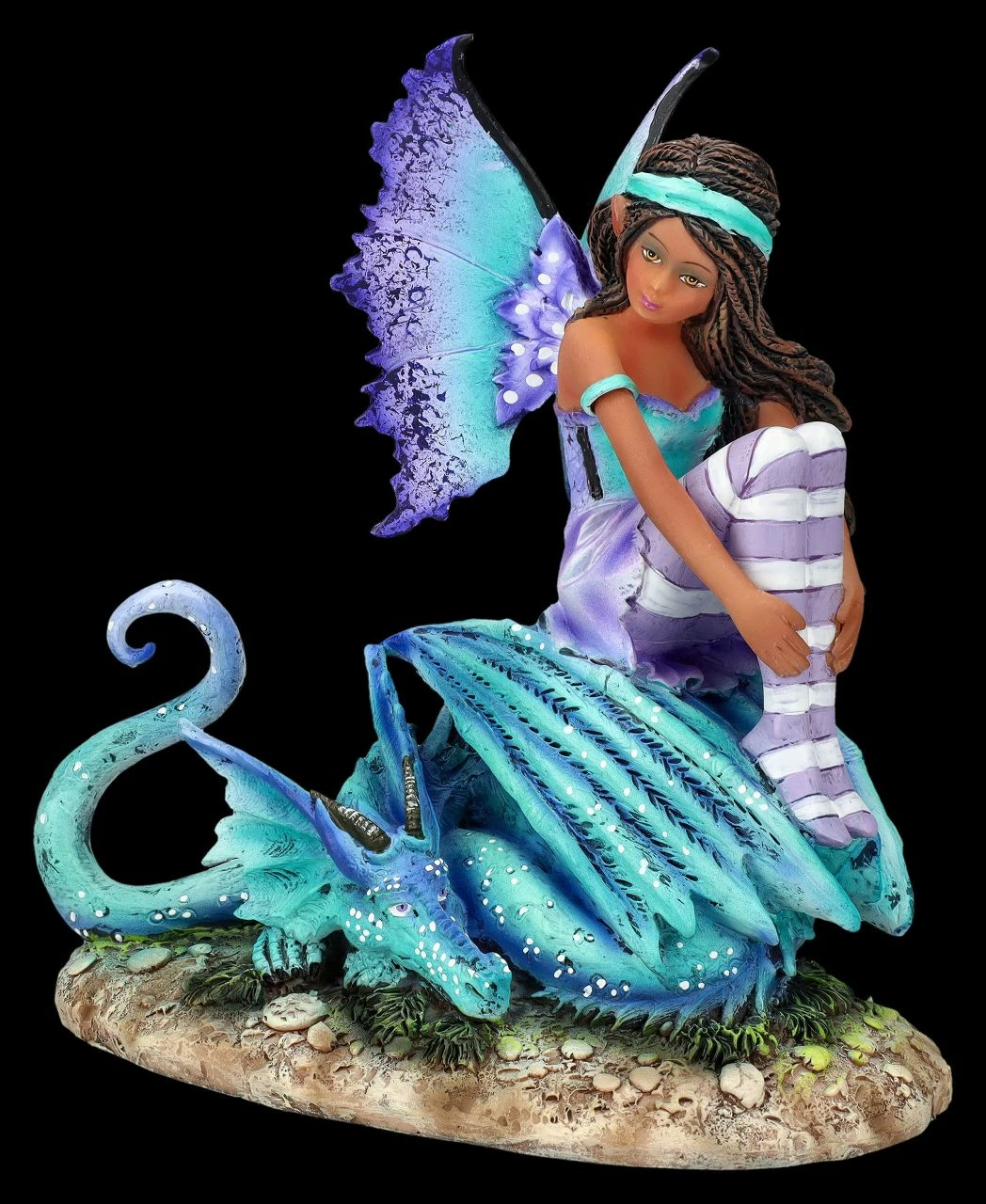 Elfen Figur Mit Drache - Dragon Perch By Amy Brown 5 Elfen Figur Mit Drache - Dragon Perch By Amy Brown – Bild 3