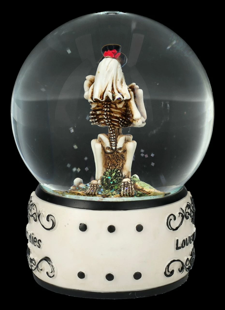 Schneekugel Küssende Skelette - Love Never Dies 6 Schneekugel Küssende Skelette - Love Never Dies – Bild 4