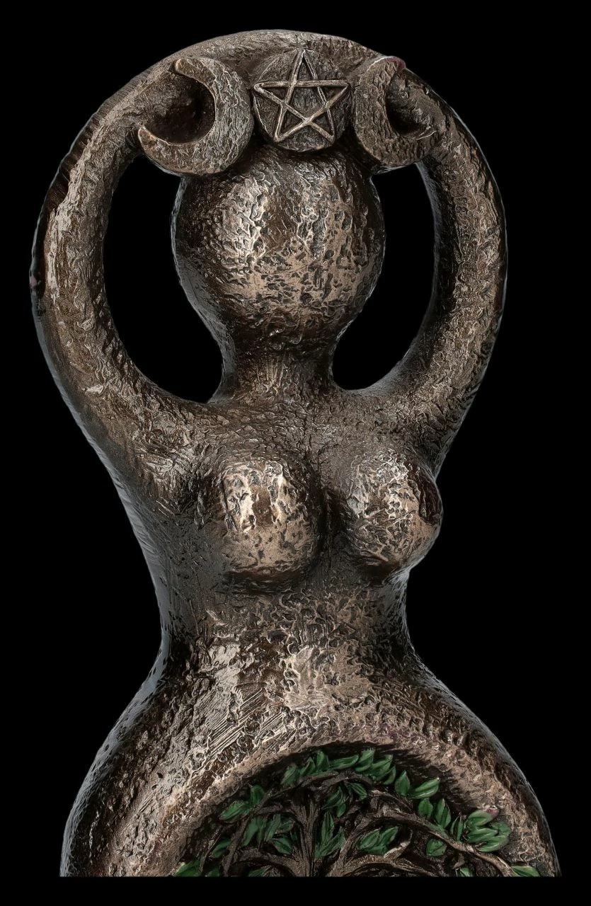 Dreifaltige Göttin Figur - Mystische Statue 9 Dreifaltige Göttin Figur - Mystische Statue – Bild 7