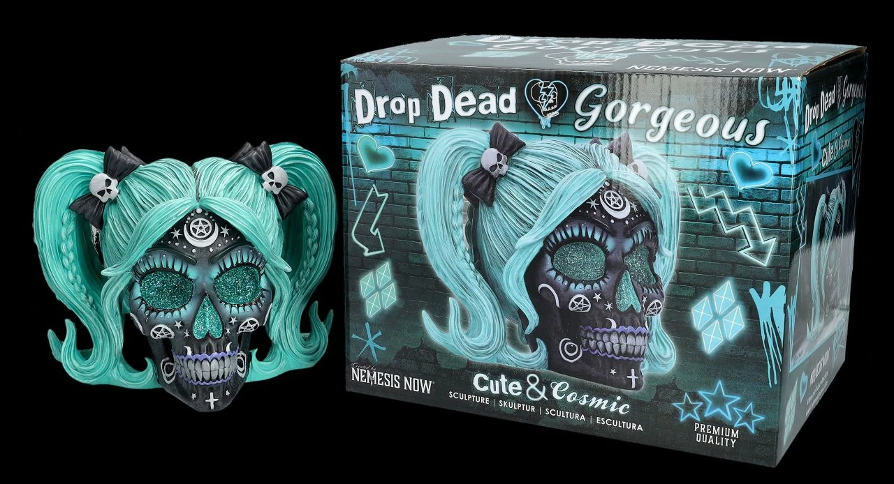 NEMESIS NOW Totenkopf Figur - Drop Dead Gorgeous - Cute And Cosmic 5 NEMESIS NOW Totenkopf Figur - Drop Dead Gorgeous - Cute And Cosmic – Bild 3