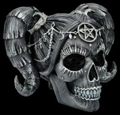 NEMESIS NOW Totenkopf Figur - Drop Dead Gorgeous - Solve And Coagula -FIGUREN Verkäufe 2D FS26805 Totenkopf Figur Drop Dead Gorgeous Solve and Coagula 5 1280x1280