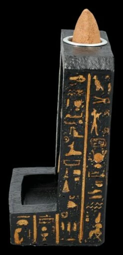 Rückfluss-Räucherhalter - Anubis Hieroglyphen 13 Rückfluss-Räucherhalter - Anubis Hieroglyphen -FIGUREN Verkäufe 2D FS26823 Ruckfluss Raucherhalter Anubis Hieroglyphen 2 1280x1280
