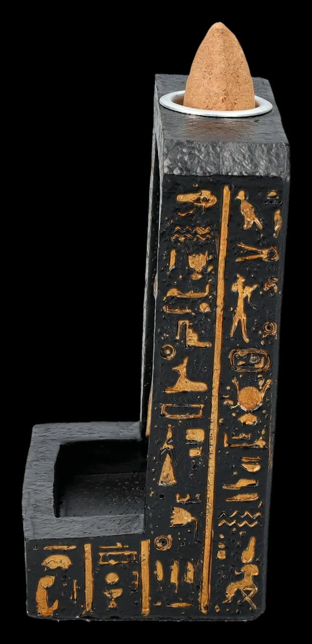 Rückfluss-Räucherhalter - Anubis Hieroglyphen 6 Rückfluss-Räucherhalter - Anubis Hieroglyphen – Bild 4