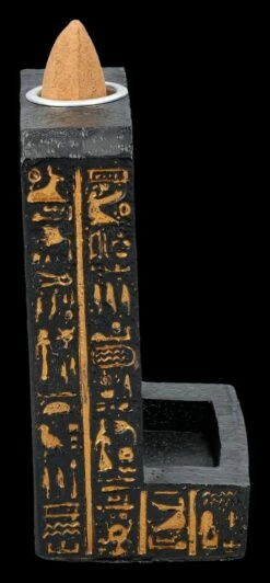 Rückfluss-Räucherhalter - Anubis Hieroglyphen 15 Rückfluss-Räucherhalter - Anubis Hieroglyphen -FIGUREN Verkäufe 2D FS26823 Ruckfluss Raucherhalter Anubis Hieroglyphen 4 1280x1280