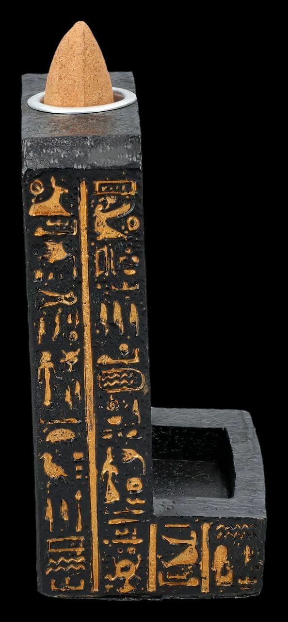 Rückfluss-Räucherhalter - Anubis Hieroglyphen 8 Rückfluss-Räucherhalter - Anubis Hieroglyphen – Bild 6
