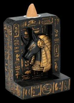 Rückfluss-Räucherhalter - Anubis Hieroglyphen 16 Rückfluss-Räucherhalter - Anubis Hieroglyphen -FIGUREN Verkäufe 2D FS26823 Ruckfluss Raucherhalter Anubis Hieroglyphen 5 1280x1280