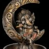 Rückfluss-Räucherhalter - Ganesha Mond