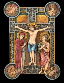 Wandrelief - Weingarten Kruzifix Mit Jesus