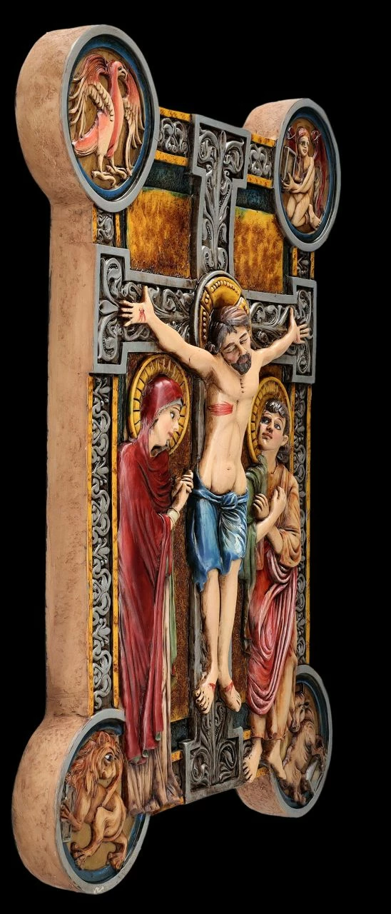 Wandrelief - Weingarten Kruzifix Mit Jesus 6 Wandrelief - Weingarten Kruzifix Mit Jesus – Bild 4