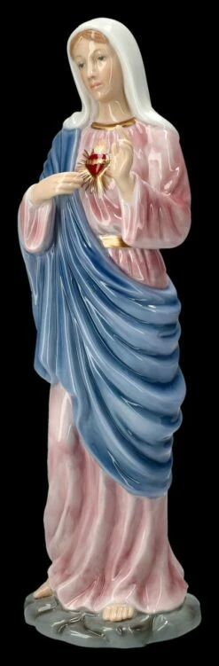 Heiligenfigur Porzellan - Unbeflecktes Herz Mariä -FIGUREN Verkäufe 2D FS26862 Heiligenfigur Porzellan Unbeflecktes Herz Maria 6 1280x1280