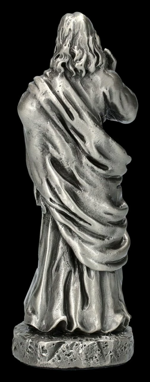 Heiligenfigur Zinn - Gesegnetes Herz Jesu 6 Heiligenfigur Zinn - Gesegnetes Herz Jesu – Bild 4