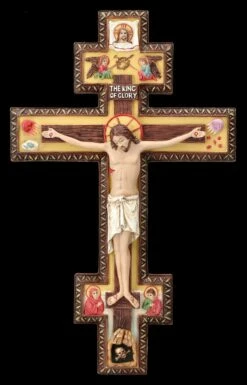 Wandkreuz - Byzantinisches Kruzifix Mit Jesus